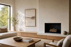 Cómo decorar una chimenea moderna durante todo el año